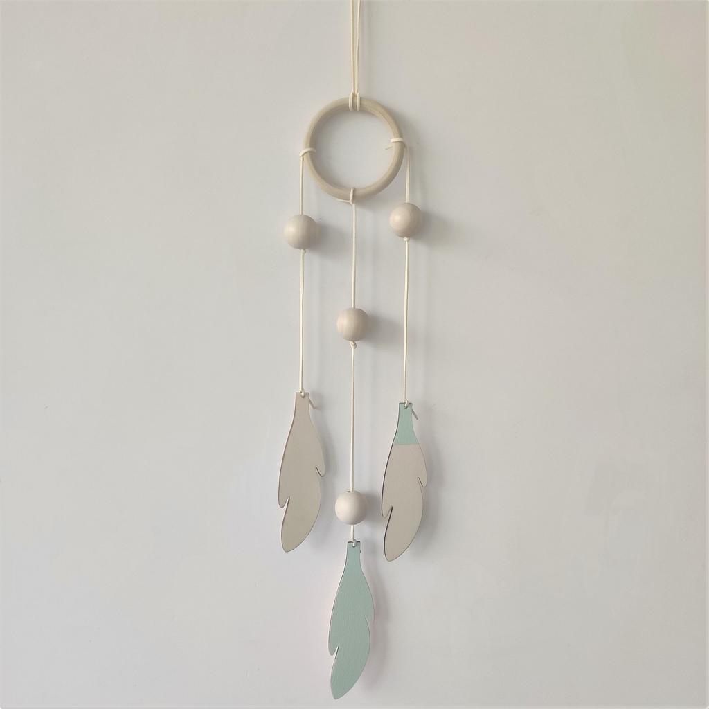 DIY Wood Feather Ornament Pendant Bunting Party Decoration for All Gatherings Lovely Addition to Dorm Photo Props