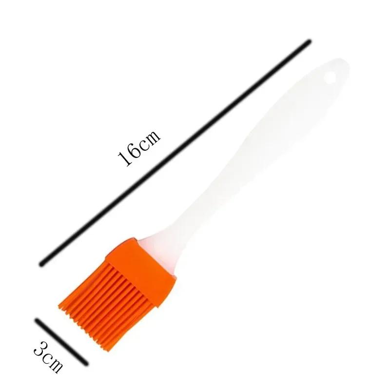 Cooking Silicone Spatula Barbeque Brush Cream Brush BBQ Heat Resistant Oil Brush Kitchen Bar Cake Baking Tools Utensil Supplies