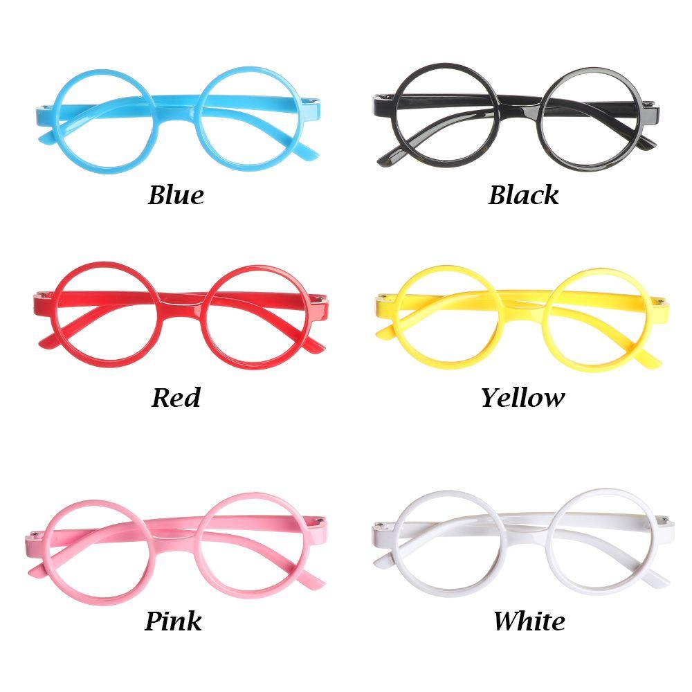 Lens Eyewear Candy Color Children PP Kid Glasses Frame Light Spectacle Frames Round Glasses Frame