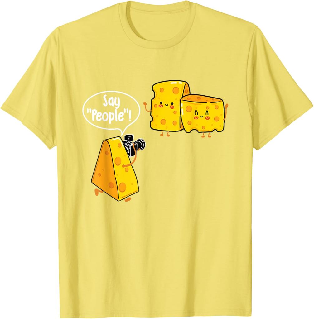 Řekni Lidé - Milovník sýrů Jídlo Mléčné výrobky Mléko Gouda Cheddar Brie Tričko