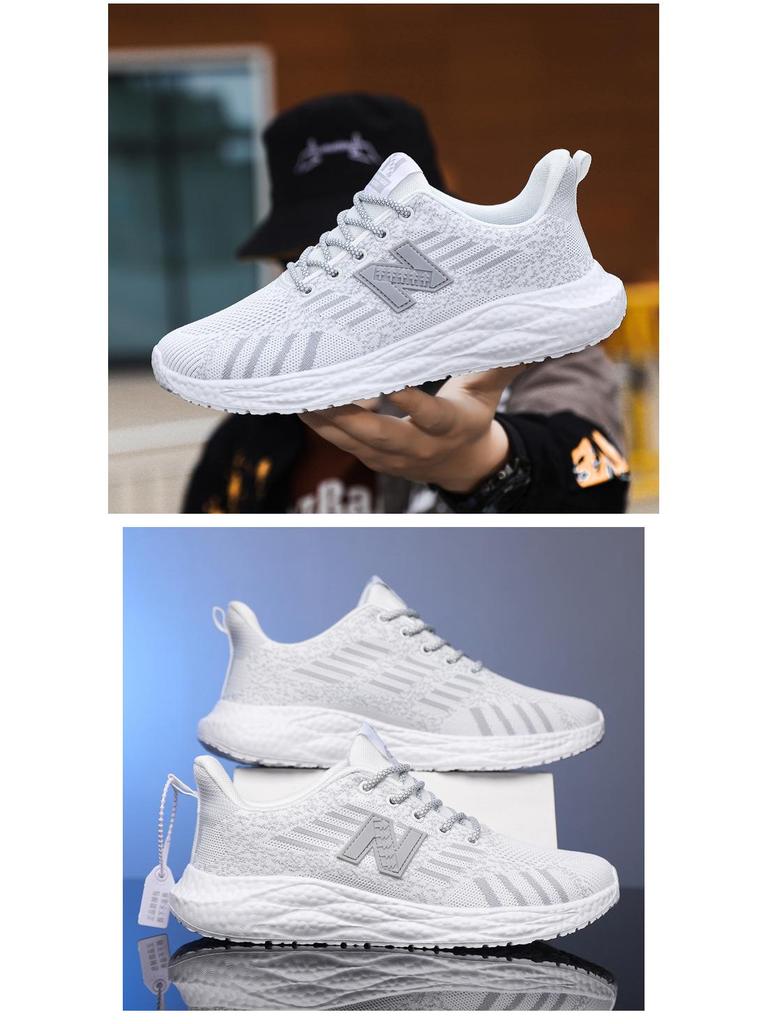 Frühling/Sommer 2025 Flyknit Mesh Sportschuhe - Leicht, Atmungsaktiv, Unisex Laufschuhe