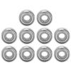 10Pcs Bearing High Speed Rolling Miniature Mechanical Parts Replacement S696ZZ 15x6x5mm