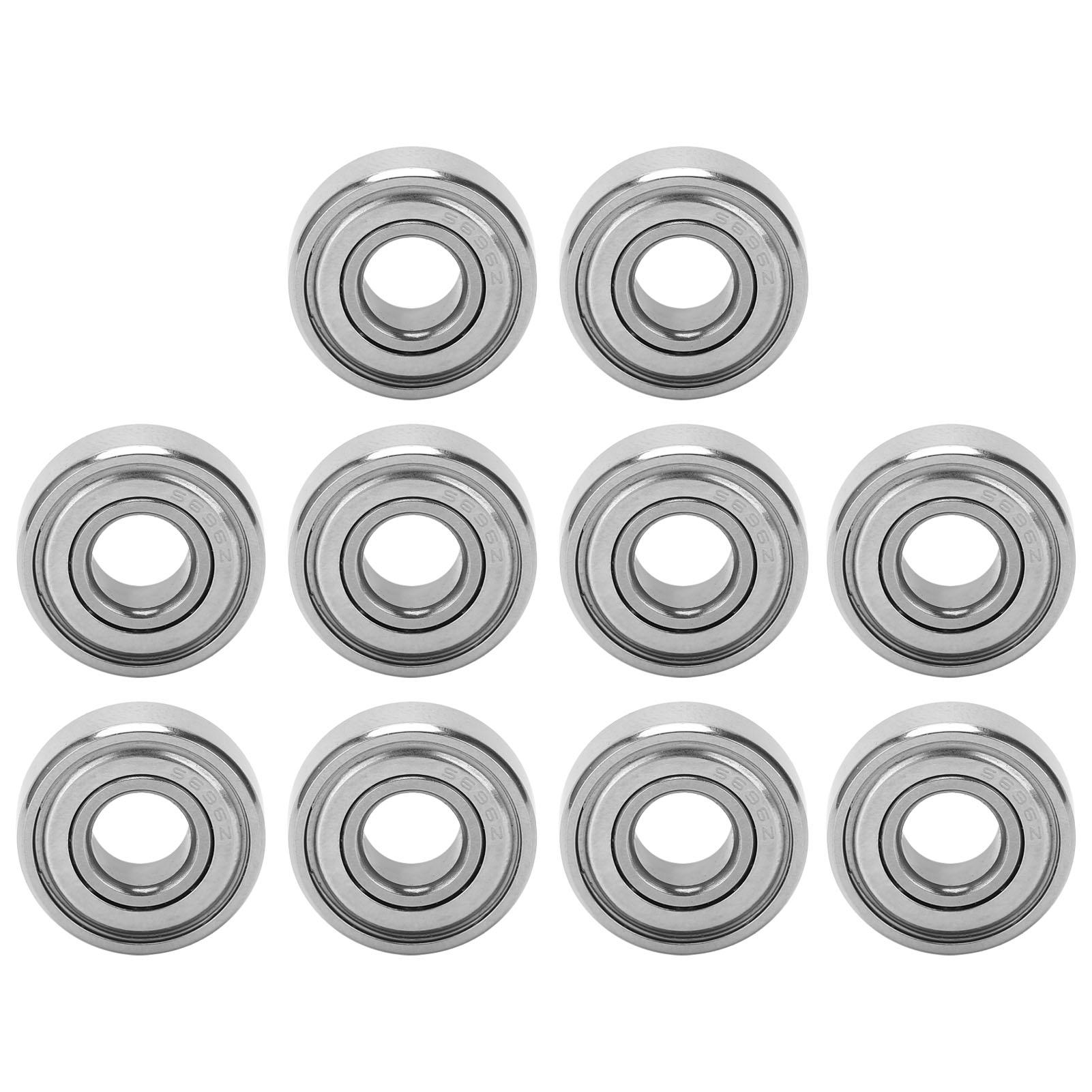 

10шт подшипник высокоскоростной качения миниатюрные механические части замена S696ZZ 15x6x5mm