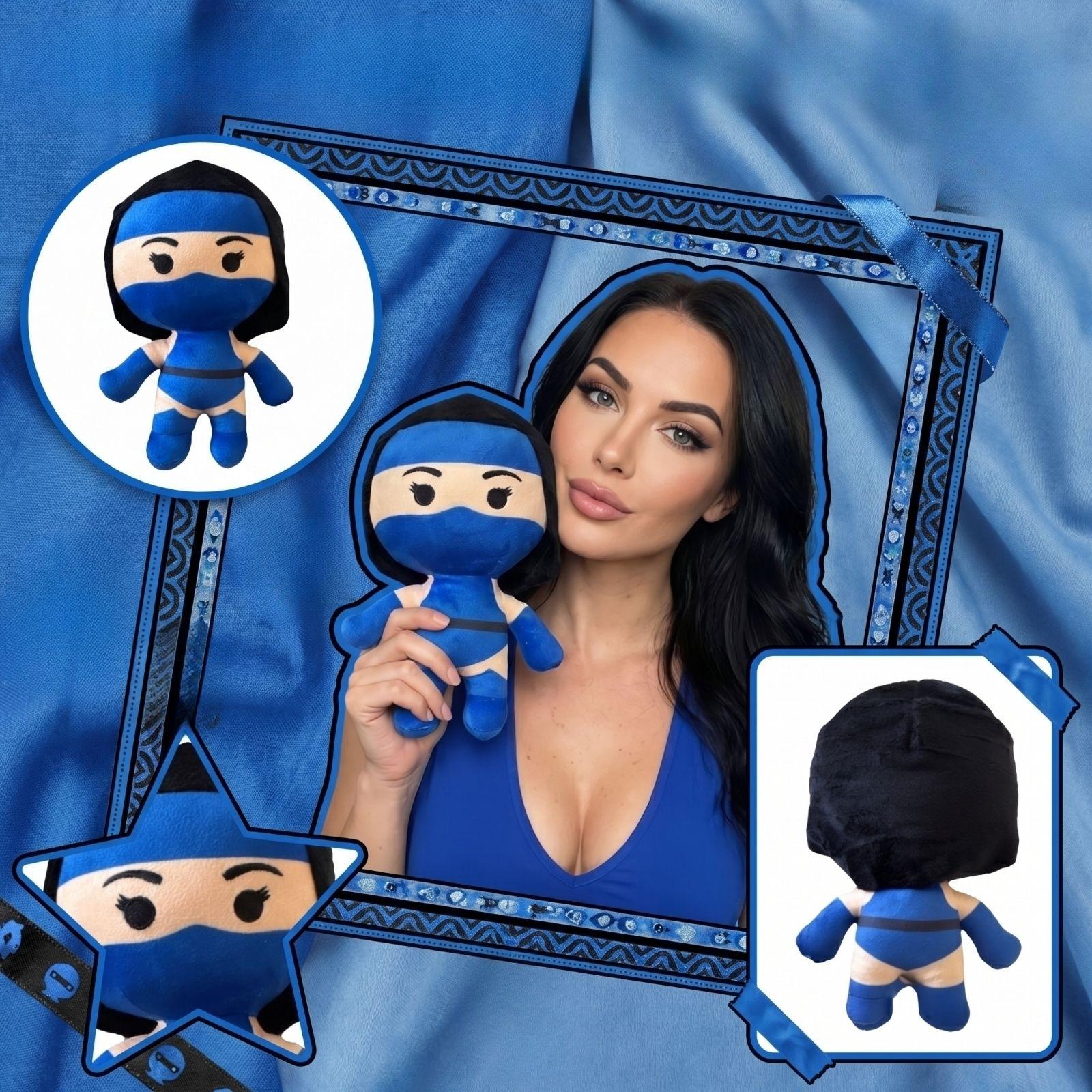 This Plush Toy Is Brightly Colored, Adorable, And Perfectly Recreates The Characters From The Movie Series. One Size синий