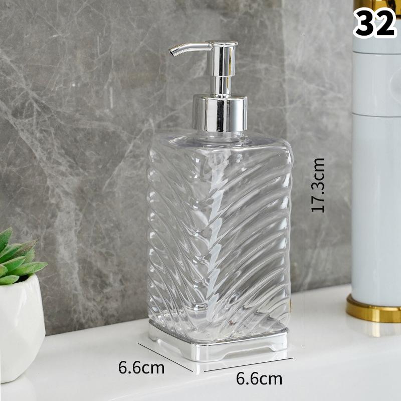 Soap Dispenser For Liquid Bathroom Empty Refill Subbottle Detergent Kitchen Press Type Hand Sanitizers Shower Gel Shampoo Bottle