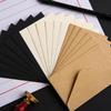 Retro Square Kraft Paper Mini Envelopes - Fresh Style for Small Greeting Cards and Love Letters