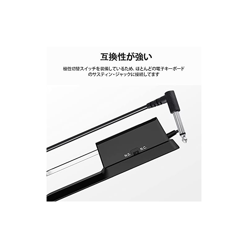 Donner Damper Pedal, Sustain Pedal, Keyboard Pedal, Foot Pedal, Switch, Compatible with Electronic Pianos, DSP-001