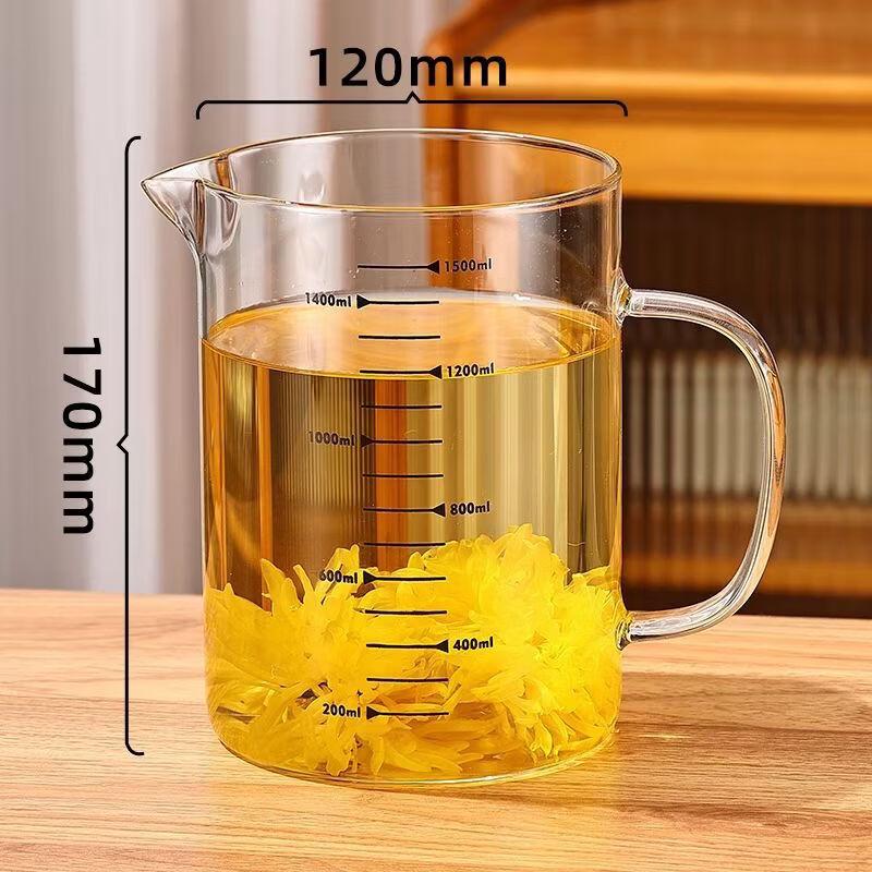 Xihe Heat-Resistant Borosilicate Glass Measuring Cup