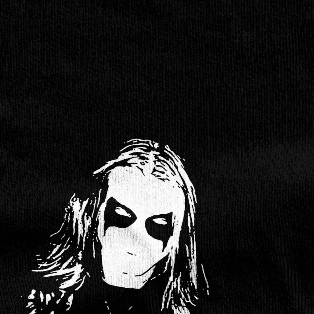 Men Women's Black Metal Euronymous Shirt Merch Tops T-shirt Graphic Print Tees Printed