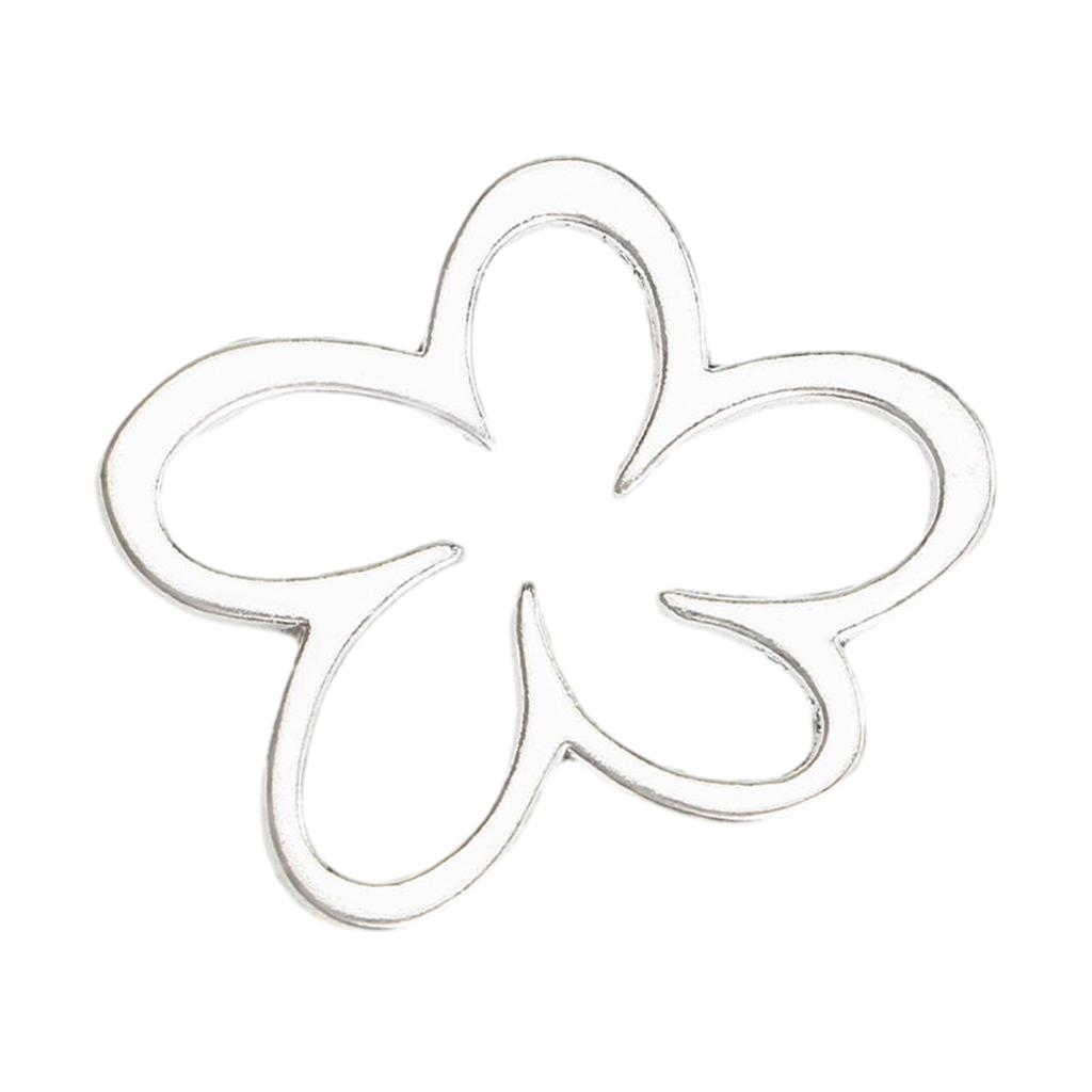 Fashion Hollow Flower Pendant Jewelry Making Irregular Flower Bead Earring Dangle Pendant 3D Flower Charm Party Favor