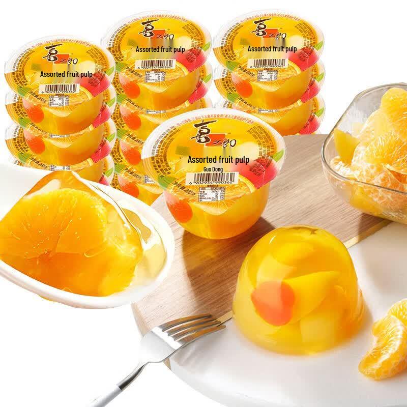 Xizhilang Assorted Fruit Jelly Cups (6-Pack)