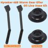 455 Worm Gear Oiler Oil Line Hose Kit for Husqvarna 455 Rancher II 460 Rancher 461 Jonsered CS2255 RedMax GZ550 Chainsaw Oil Pump Pinion Drive Gear