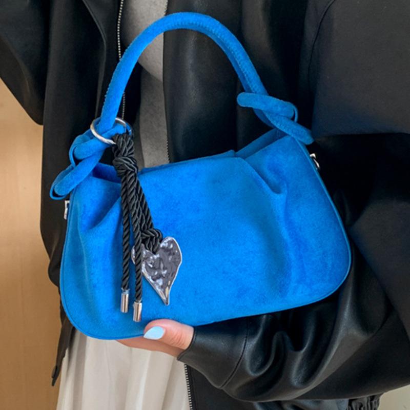 Fashionable Pleated Handbag, Retro Handbag for Women, Niche Single-shoulder Bag, Crossbody Bag Casually