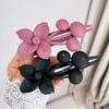 1/3pcs pieces Flower hair clip Non-slip matte Flower Ladies Big Claw Clip Hawaii Hair clip Power styling beach hair claw