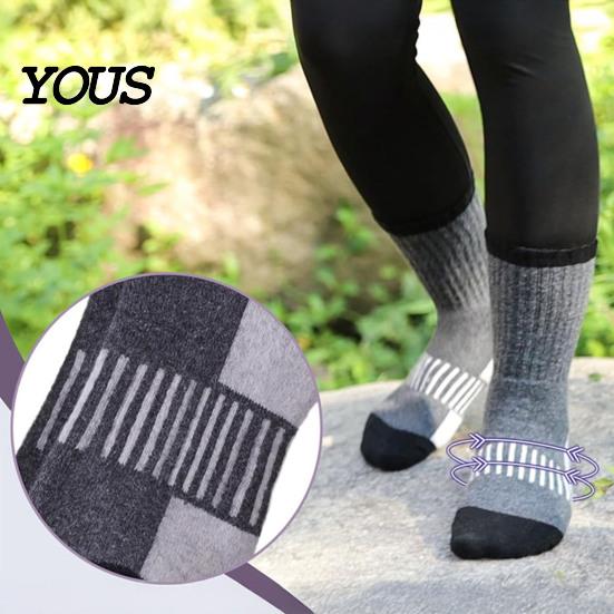 Moisture Wicking Ski Gear Unisex Cotton Socks for Women Men, Thermal Snowboard Socks, Winter Comfortable Snow Boot Liners Warm Skiing Snowboarding