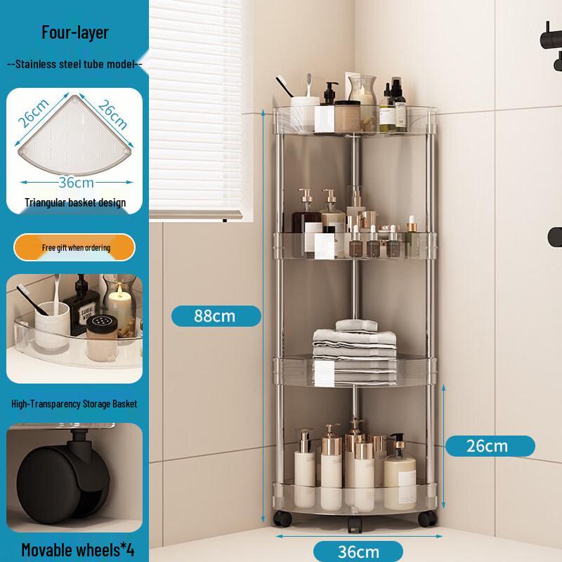 Acrylic Bathroom Cosmetic Storage Rack