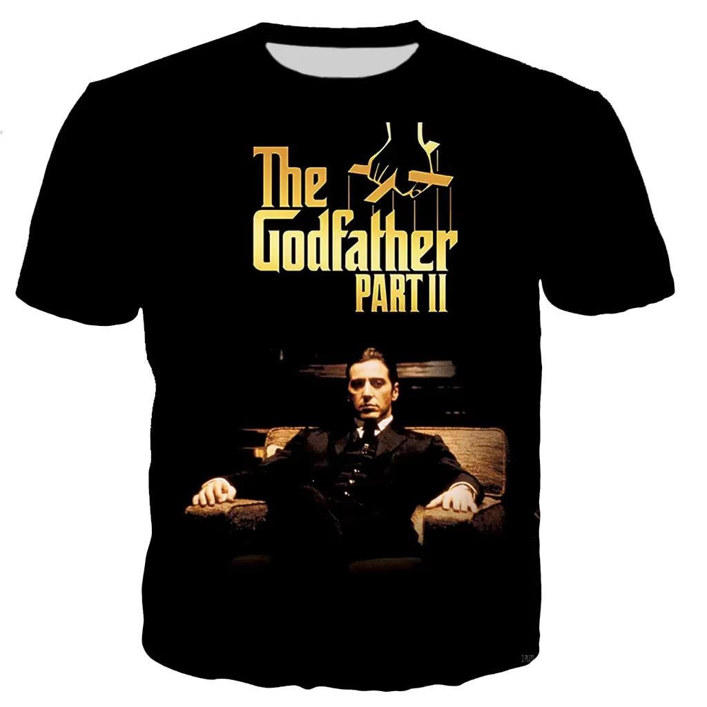 The Godfather Movie Print TShirts 2026 Summer Men Women Casual Fashion  Short Sleeve T Shirt Mens Tees Tops Man Clothing