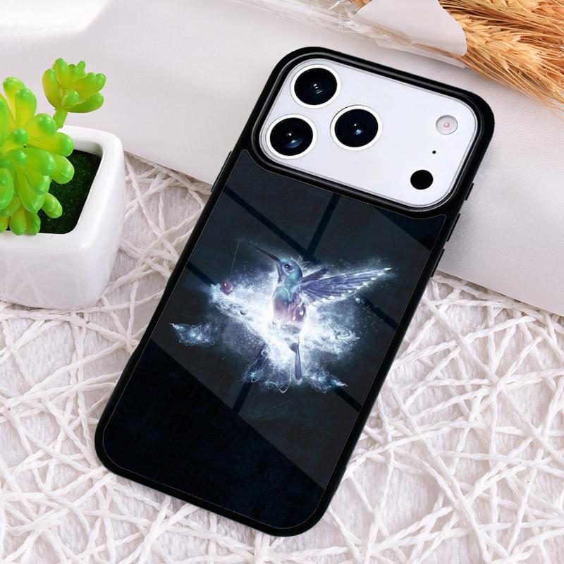 Hummingbird soft Phone Case for iPhone 17 Air 16 15 11 12 14 13 Pro Max Shockproof Cover