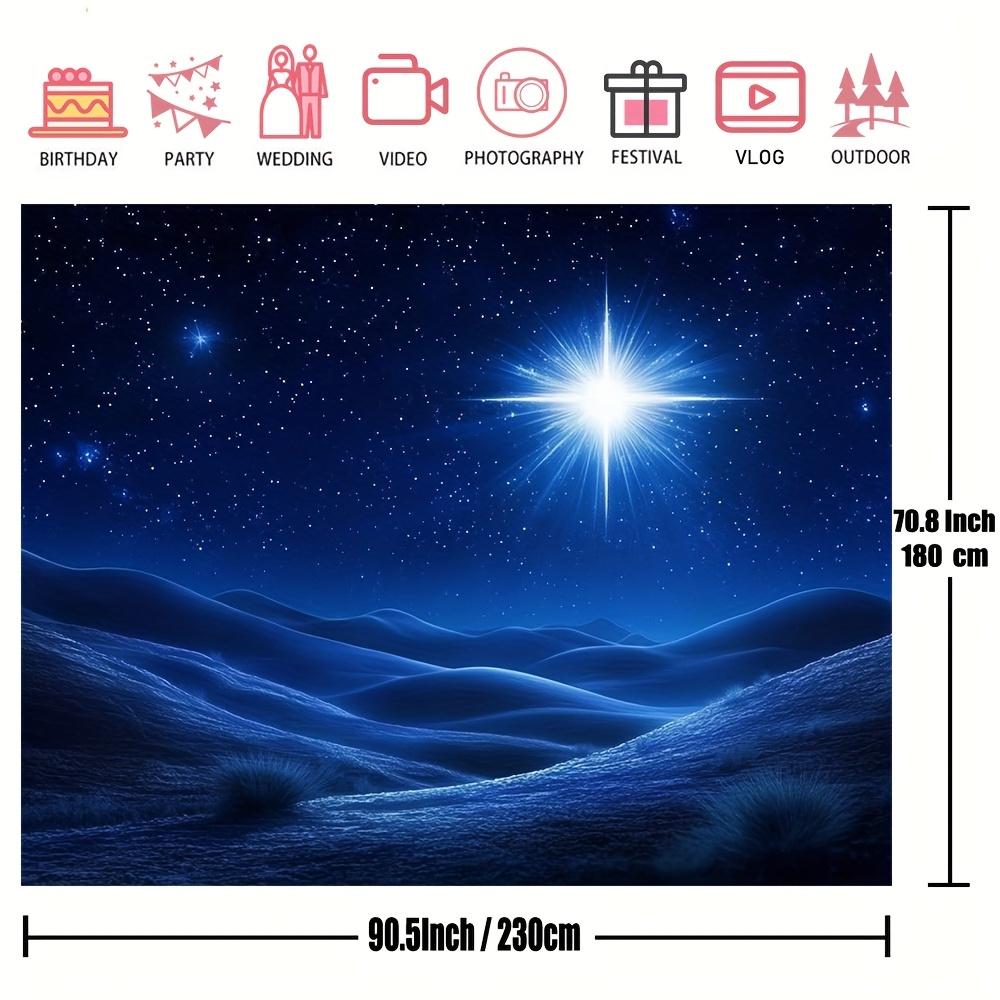 1 Piece Multi-purpose Christmas Starry Sky Background Holiday Decoration and General Celebration Activities