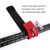 Pack of 10 Fishing Rod Holder Strap Rubber Pole Ties Elastic Band Outdoor River Lake Boat Fastener Accessories