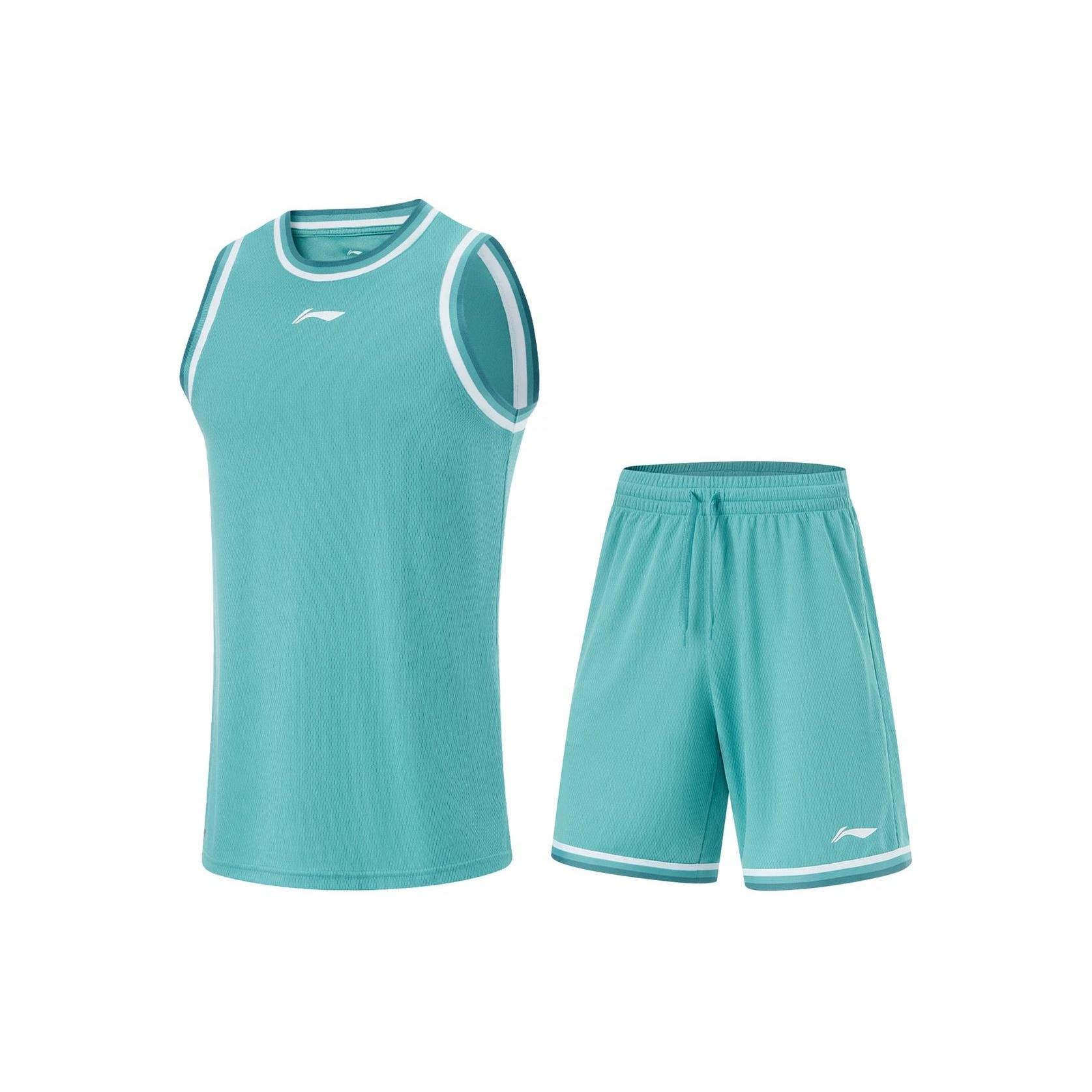 Li-Ning Basketball Competition Suits  Teal  Men s AATU017-6 L
