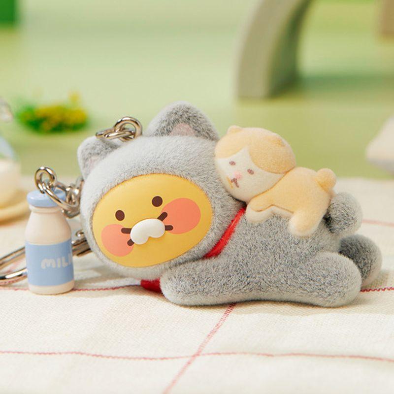 

KAKAO FRIENDS Nyangnyang Figure Keyring Together_Chunshik single type