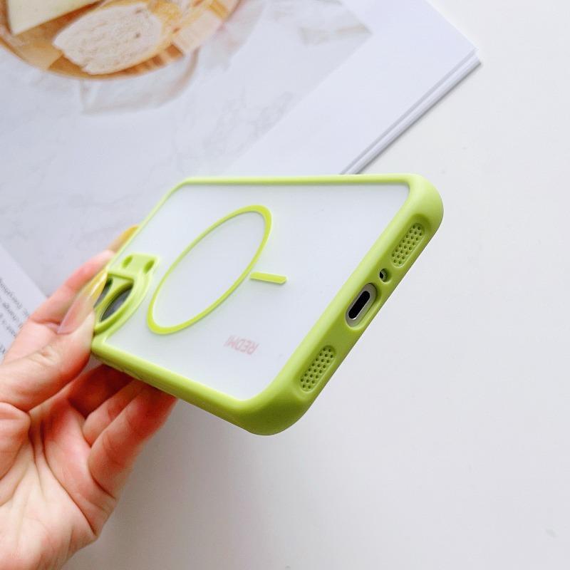 For Magsafe Magnetic Case For Poco X8Pro X8 Pro Max Armor Translucent Wireless Charging Shockproof Cover For Redmi Turbo 5 Max