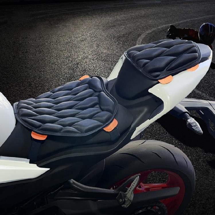 Thickened Breathable Cover Shock Absorption Seat Pad Cushion Motorcycle Seat Cover for Long Ride Motorbike Accessories