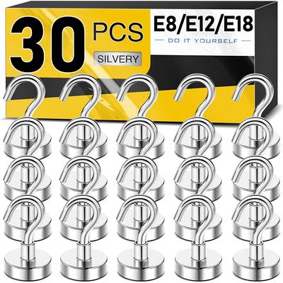Ganci Magnetici Forti Ganci in Metallo Multifunzione per Ripostiglio Gancio a S per Cucina Bar Frigorifero Gancio Magnetico per Chiavi Mini Appendiabiti per Casa Bagno