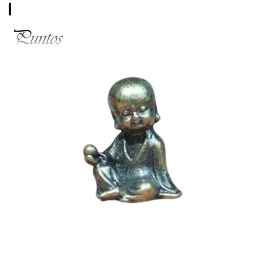 Mini Figure Statue Alloy Mini Figure Figurine Retro Micro Landscape Ornament for Potted Plants Tabletop Rockeries Bookshelf