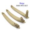 Upgraded Black Beige Moka Gray LHD RHD 3PCS Set Plastic Inner Passenger Door Handles Replacement For BMW X5 X6 E70 E71