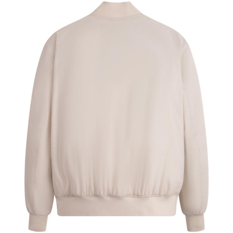 Calvin Klein Letter Print Zipper Casual Cotton Jacket Men jackets Off-White J324337ACF