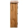 VidaXL Bathroom Side Cabinet Solid Pine 42x23x70 Cm 246039