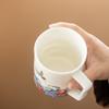 400 ml Keramisk Mugg Stor Kapacitet Kontorsmugg med Filter Tekopp