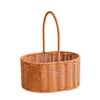 Handwoven Rattan Floral Basket - Ideal for Flowers, Fruit, Snacks, & Gifts