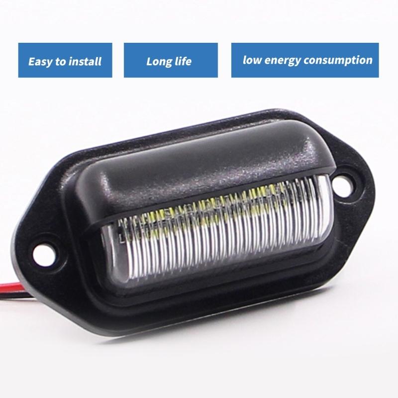 2 Pack Led Trailer Light Front Rear Side Marker Lights Clearance Waterproof Sealed Surface Mount Marker Light