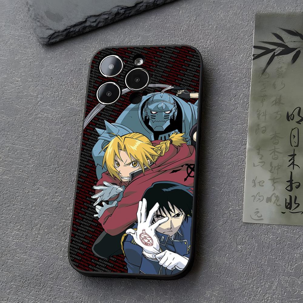 F-FULLMETAL A-ALCHEMIST Phone Case Funda For Iphone 13 17 16 11 15ProMax 14 12 Pro Xs Max Mini Xr X 7 8 6 6s Plus Covers