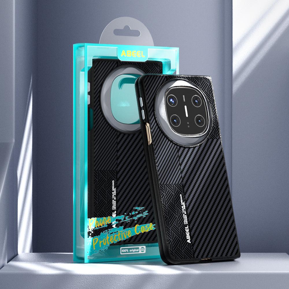ABEEL For Huawei Mate X6 Magnetic Case PC + Aluminum Alloy + PU Leather Slim Phone Back Cover