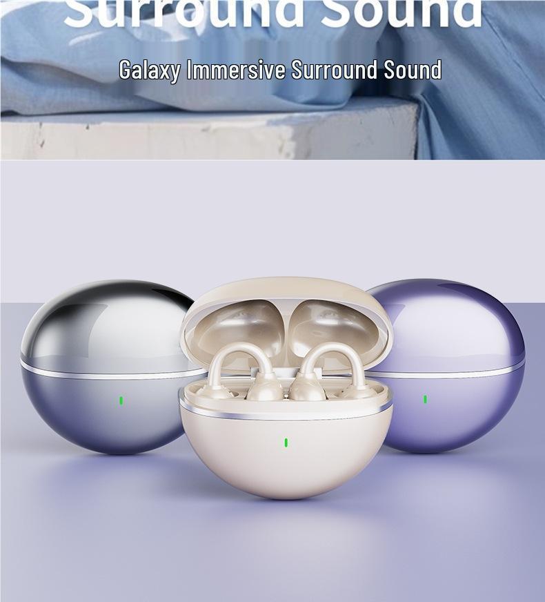 Clip04 Bluetooth 2025 Wireless Earphones: Sports Clip-on, High Sound Quality, Long Battery Life GTS15