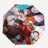 1pc Outdoor Umbrella with Spirited Away Characters - Automatic Opening/Closing, Portable 3-Fold Design, 8-Rib Iron Frame - Perfect Gift for Fans,