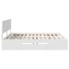 Bed Frame with Headboard White 180 x 200 cm Engineered Wood