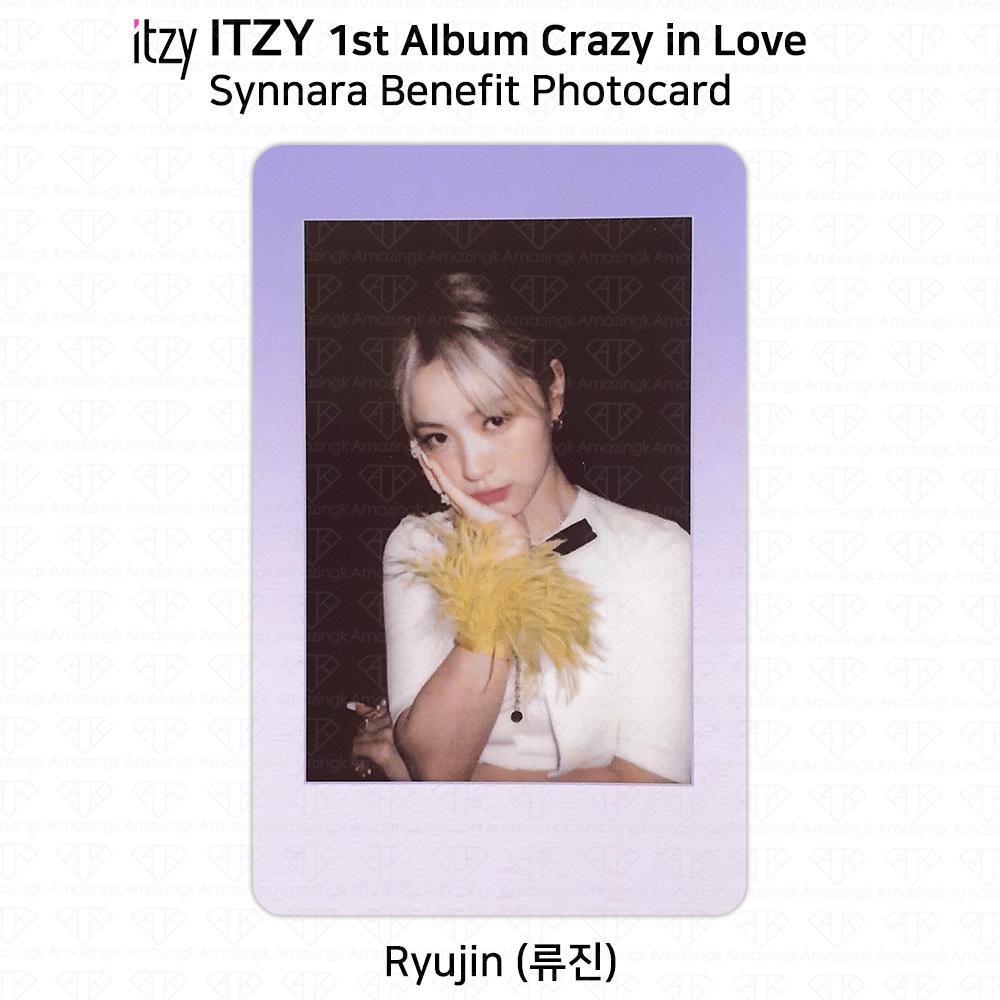 

ITZY 1-й альбом Crazy In Love Официальная фотокарточка Polaroid Synnara Benefit KPOP Ryujin