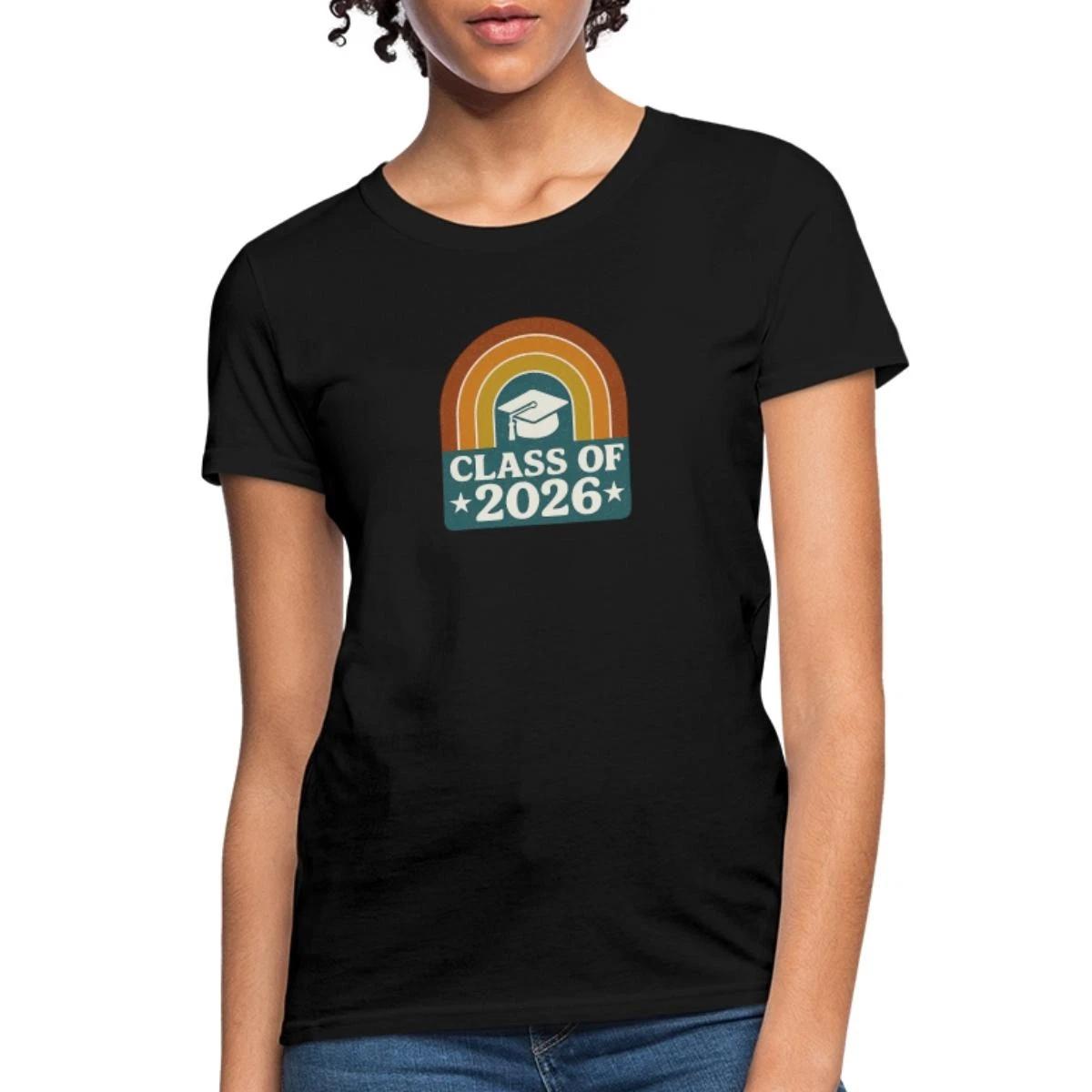 Senior Class Of 2026 Retro Graduation Women s T-Shirt S