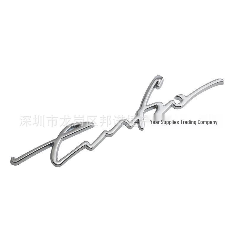 Personalized Metal Turbocharger Sports Emblem Car Sticker