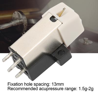 Magnetischer Tonabnehmerstift mit LP-Vinylnadel für Plattenspieler