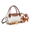 DIOR Bag [Customized Cosmetic Bag] Canvas Brown and White Cute Simple Niche High-end Trend Commuting Exquisite Fashion Versatile Storage Portable