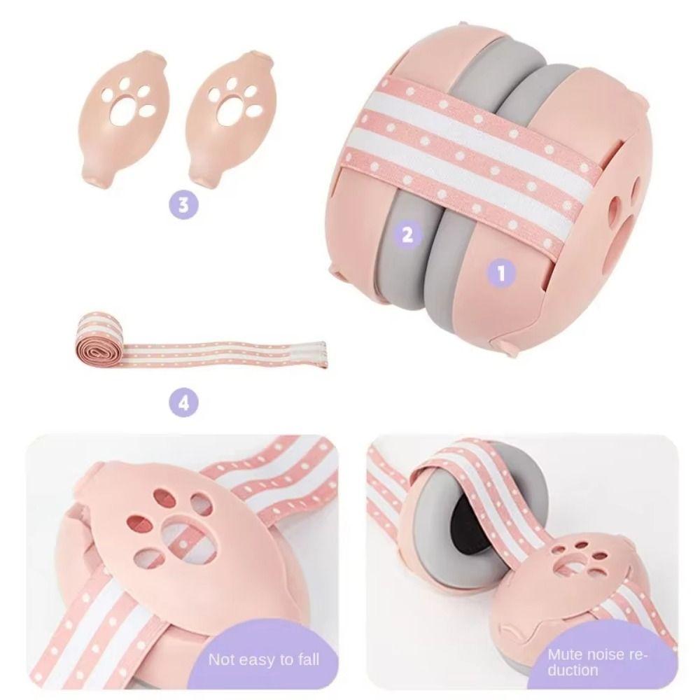 2 in 1 Noise-Reducing Earmuffs Portable Infant Noise Reduction Earmuffs  Outdoor Activities