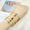9mm Delicate Version Of The 18K Four-Leaf Clover Bracelet Women Do Not Lose Color Senior Sense Bracelet Jewelry
