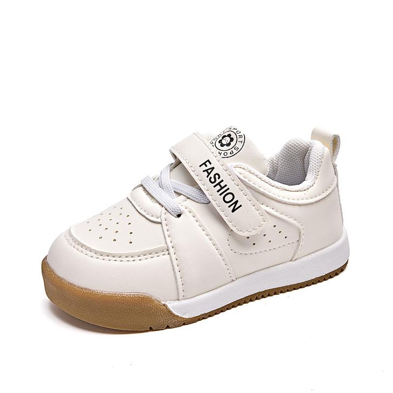 Children's board shoes autumn boys and girls baby shoes classmates 2025 new boys leather soft sole toddler shoes sports shoes