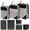 7-Piece Travel Compression Organizer Set for Clothes, Shoes, and Cosmetics